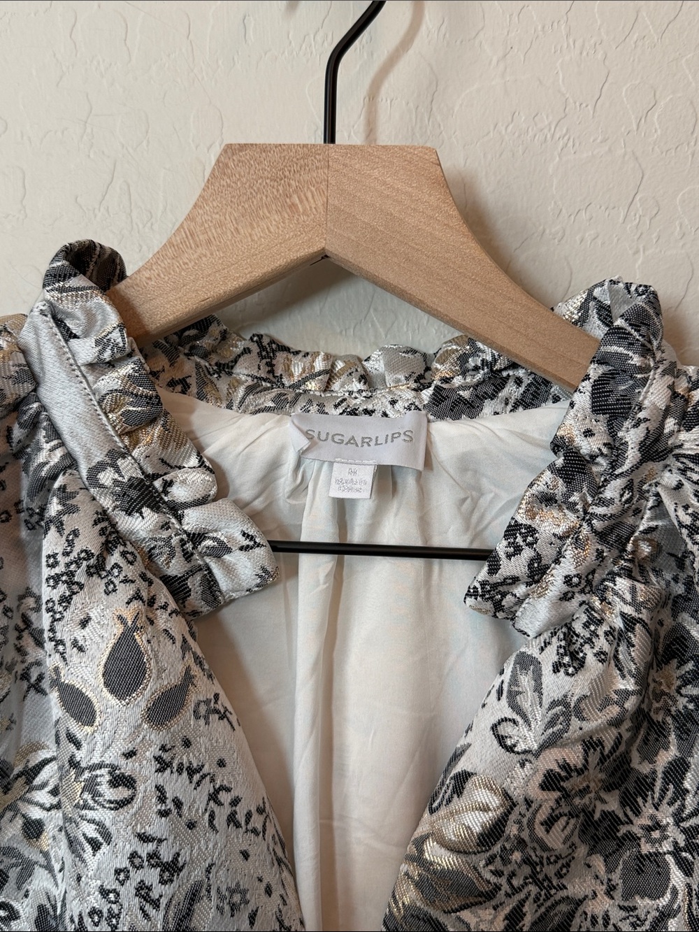 Sugarlips Lola Jacquard Babydoll Mini Dress - Picture 3 of 6